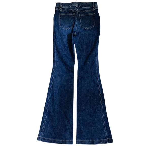 SPANX High-Rise Tummy Control Flare Jeans Blue Sculpting Women’s Size Small - Picture 2 of 8